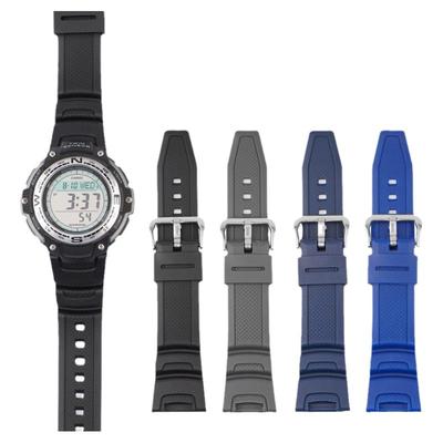 代用卡西欧SGW100表带原装prg110表带凹型接口casio SGW-100橡胶