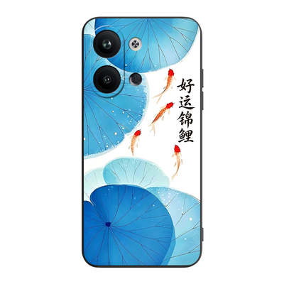 唯美新中式适用opporeno9手机壳