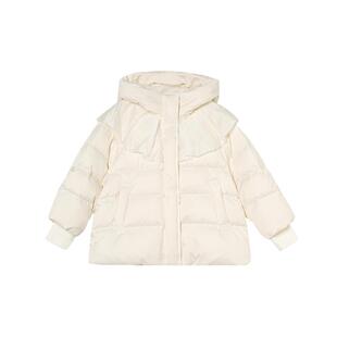 RBIGX瑞比克童装冬季新款大毛领95白鸭绒保暖连帽羽绒服