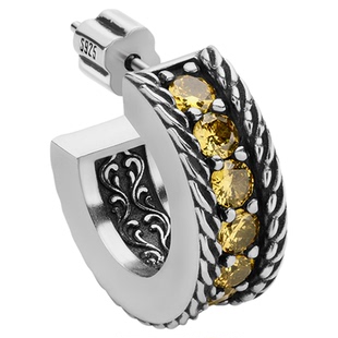 ROCKRIDE 重生月桂耳钉 新款耳饰耳环高级男款925纯银送女友礼物