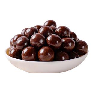 麦丽素黑巧克力豆夹心零食休闲小吃独立小包装散装糖果