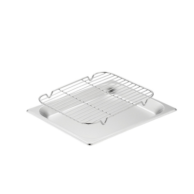 加厚不锈钢平底份数盘托盘菜盘