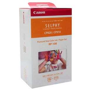 佳能CP1300相纸CP1500照片打印机纸KP108 RP108 RP54相纸6寸色带