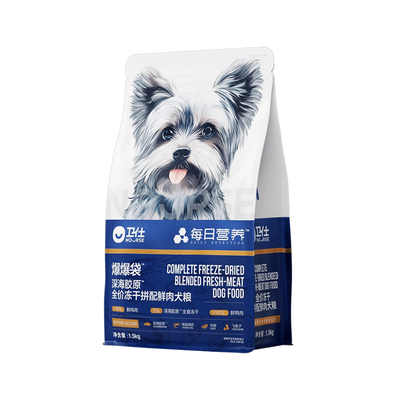 卫仕爆爆袋狗粮美毛爆肌犬粮新品