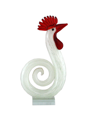 创意鸡摆件淄博博山工艺品开业