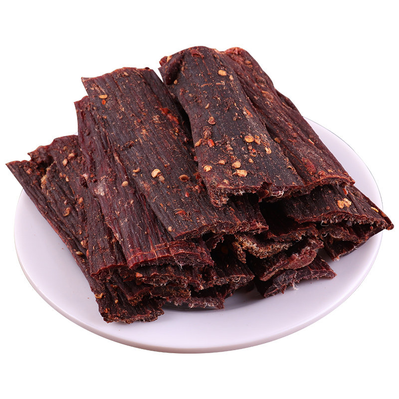 风干牦即食大块毛牛肉干西藏特产正宗超干手撕耗牛肉干香辣五香零