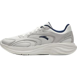 安踏星云2丨轻质舒适跑步鞋男2025冬季新款网面皮面防滑运动鞋子