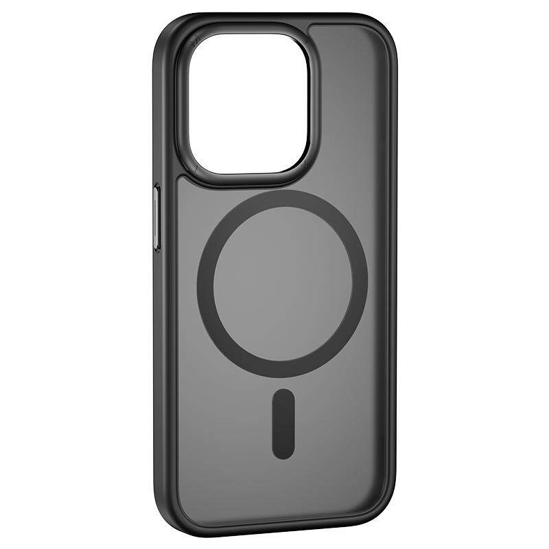 MOMAX摩米士适用于苹果15Pro手机壳iPhone15Pro Max磁吸MagSafe全包金属镜头15Plus软边硬