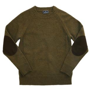 秋冬英国LANDNOAH进口羊毛复古绅士剑桥学院圆领毛衣加厚针织衫