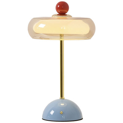 2025新款小台灯卧室床头灯轻奢高级感复古花苞蘑菇主卧桌面氛围灯