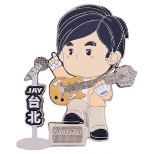 周杰伦周边台北演唱会金属徽章包包挂件小卡摆件立牌同款应援礼物