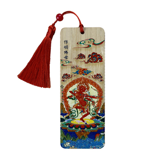 楠竹书签佛像菩萨系列纪念品文创木质书签创意竹牌古典文化菩提像