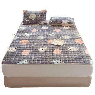 床盖牛奶绒a类母婴级冬加绒加厚2025新款榻榻米专用夹棉防滑床单