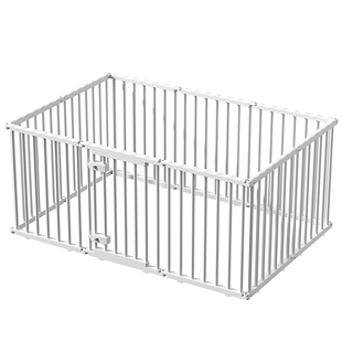 狗围栏中小型犬室内家用栅栏防越狱防护栏比熊泰迪加高宠物狗笼子