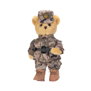 bears'home熊之家迷彩熊武警军人兵哥哥玩偶小熊礼物形象专属定制