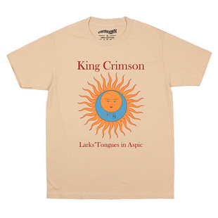King Crimson克里姆森国王前卫摇滚乐队太阳短袖纯棉休闲印花T恤