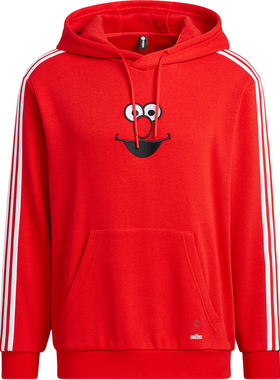 Adidas/阿迪达斯官方neo芝麻街联名新年款男女连帽卫衣HD7300