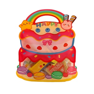 可爱卡通零食糖果烘焙礼物包装袋圣诞儿童节生日礼品手提自封袋子