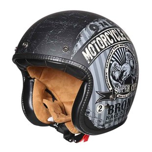 CFR摩托车复古头盔男女士四分之三巡航车半盔机车四季3c安全认证