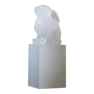 西泠印社瑞兔迎福印章成品书画闲章私人印章定制篆刻石材姓名落款章企业定制生日礼物文房四宝