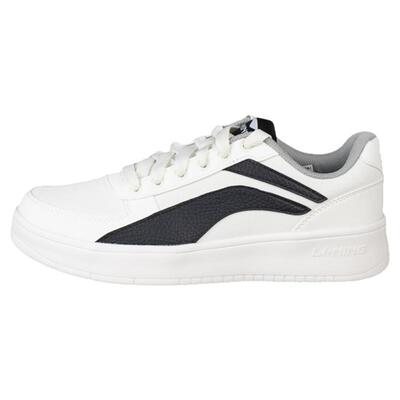 李宁男士小白板鞋轻便耐磨板鞋子