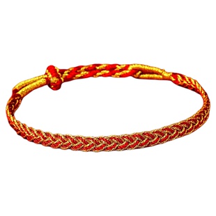 【普陀山官方】本命年锦鲤上岸手链好运连连手工编织手绳男女同款