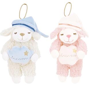 LIVHEART小羊钥匙链公仔挂件包包挂饰可爱毛绒钥匙扣挂偶礼物