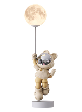 宇航员太空人桌面玄关摆件夜灯