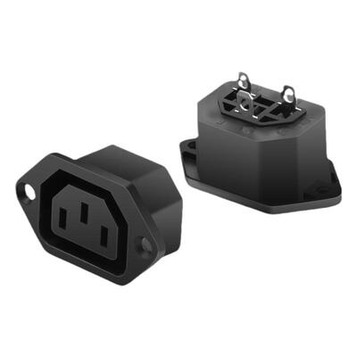 AC电源插座品字母座电动车充电