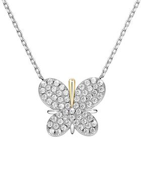 18K金项链女EGEM意境S925纯银