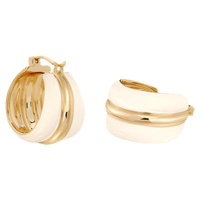 【赵丽颖同款】RC Retro Chic意大利复古时尚首饰 奥斯珐琅耳圈女