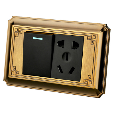 118开关插座面板usb复古