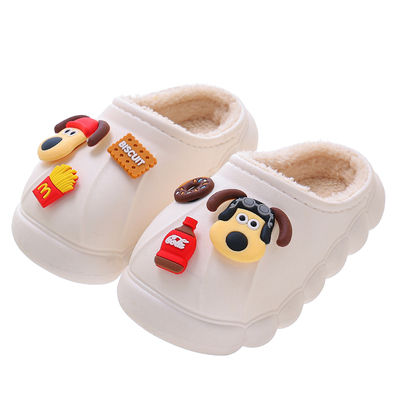 儿童棉拖鞋防水防滑保暖冬季男女