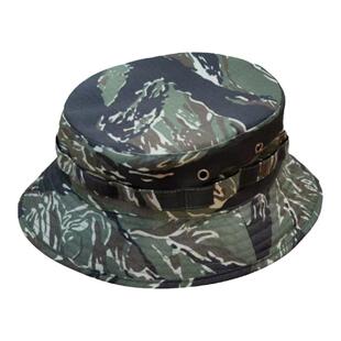 夏季丛林虎斑短檐战术奔尼帽SOG越战国潮时尚户外登山遮阳圆边帽