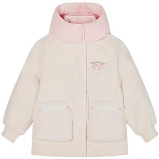 【三丽鸥联名】波司登儿童羽绒服25新款女童百搭甜美加保暖厚外套