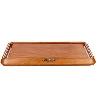 金灶黄金料圆边电木茶盘60*40茶室中户型新款德料32支高端无漆蜡