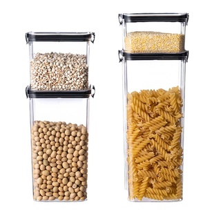 密封罐五谷杂粮家用厨房收纳食品级透明塑料收纳盒零食干货储物罐