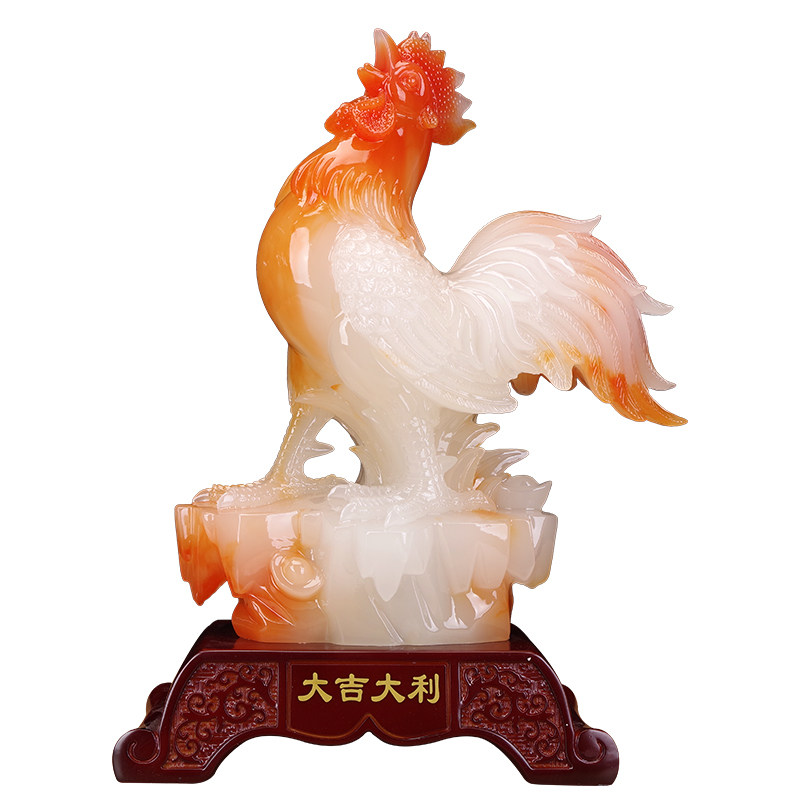 大吉大利公鸡风水镇宅摆件