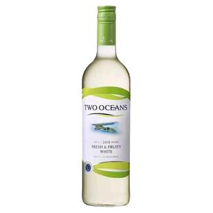 南非双洋清爽果香白葡萄酒干型葡萄酒 南非进口原装正品750ml*6