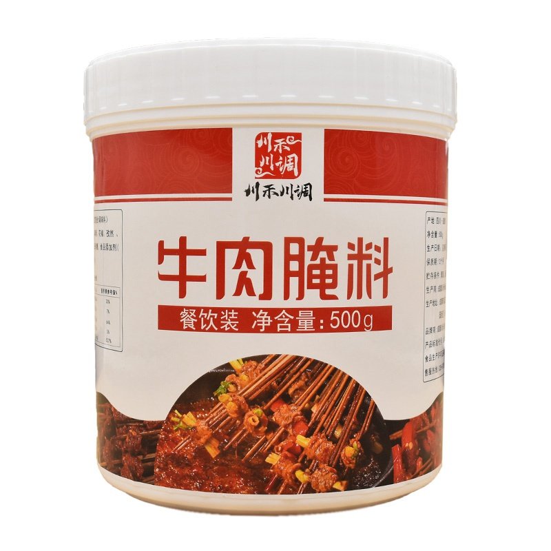 川禾川调麻辣牛肉郡肝烤肉腌料