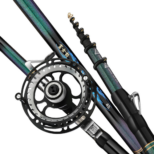 谷麦前打竿竿逗钓竿前打杆品牌19调手车竿定位钓鱼竿套装鱼竿两用