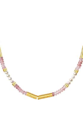 遇·图YUTU小桃灼灼天然石项链