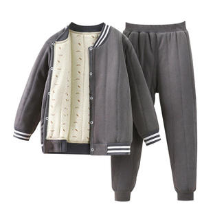 校服神器冬季小学生棉衣内胆加厚夹棉儿童棉服男童女童棒球服外套