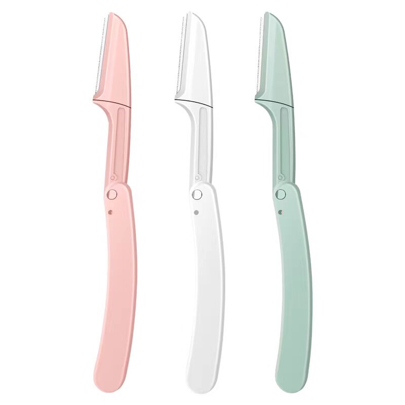 安全刮眉刀修眉刀片女防刮伤神器套装眉毛化妆师专用工具初学折叠