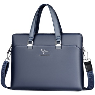 男包手提包男士商务包真皮公文包定制电脑包大容量斜挎单肩包潮牌