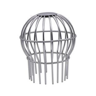 室外下水管过滤网304防堵地漏110管不锈钢圆形网罩 屋顶雨水斗50