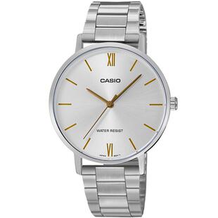 Casio卡西欧手表指针大表盘石英非机械防水时尚女表LTP-VT01D-1B