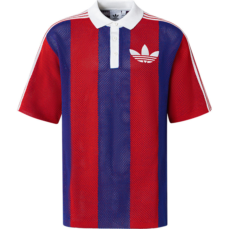 Adidas/阿迪达斯官方正品三叶草男女款针织运动短袖POLO衫JL5987