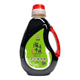 正宗四川阆中桑葚醋饮料原浆醋直接喝的醋1L瓶装桑果醋阆中特产