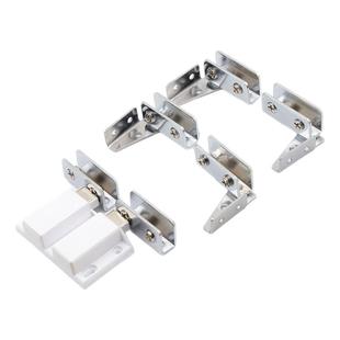 免开孔玻璃铰链合页侧装上下夹宠物柜酒柜门玻璃上下转轴门夹磁碰